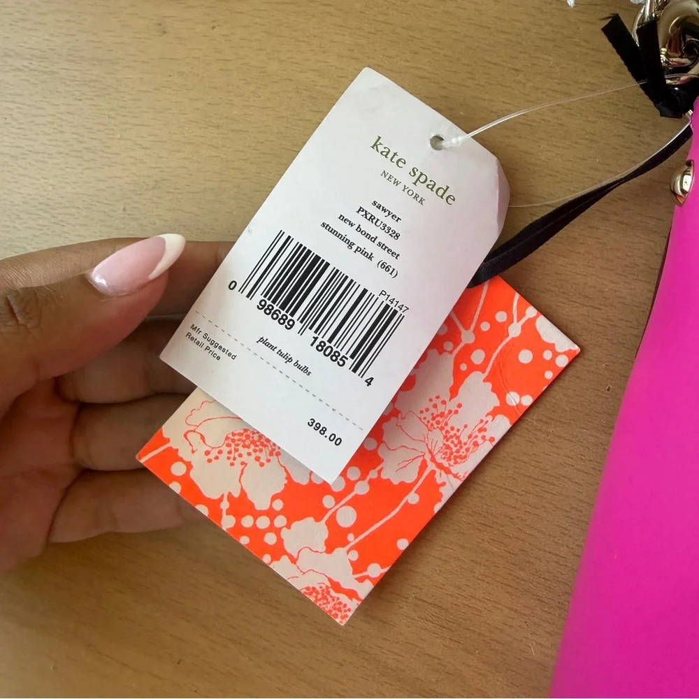 Brand New With Tags Women’s Hot Pink Kate Spade Shoulder Bag